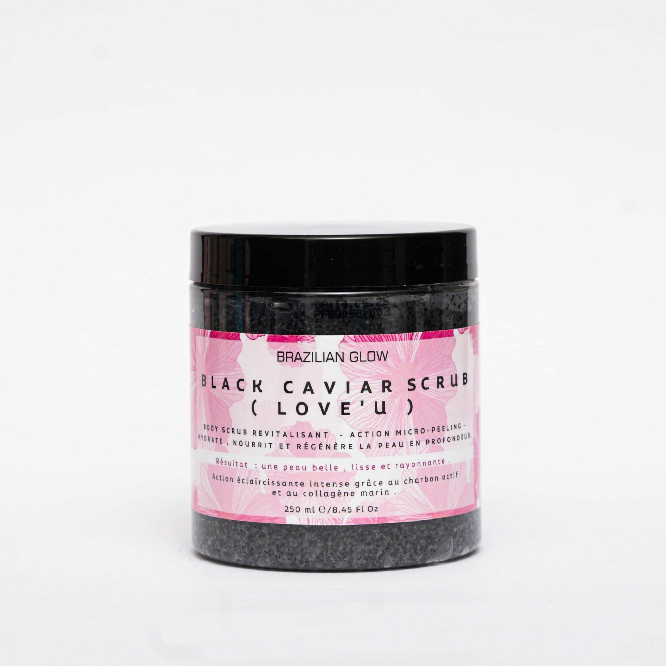 Brazilian Glow Black Caviar Scrub Love u