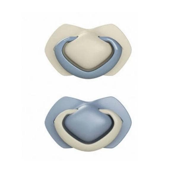 canpol babies 2 sucette universelle 6-18m pure bleu