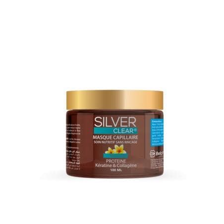 silver clear masque capillaire 100ml
