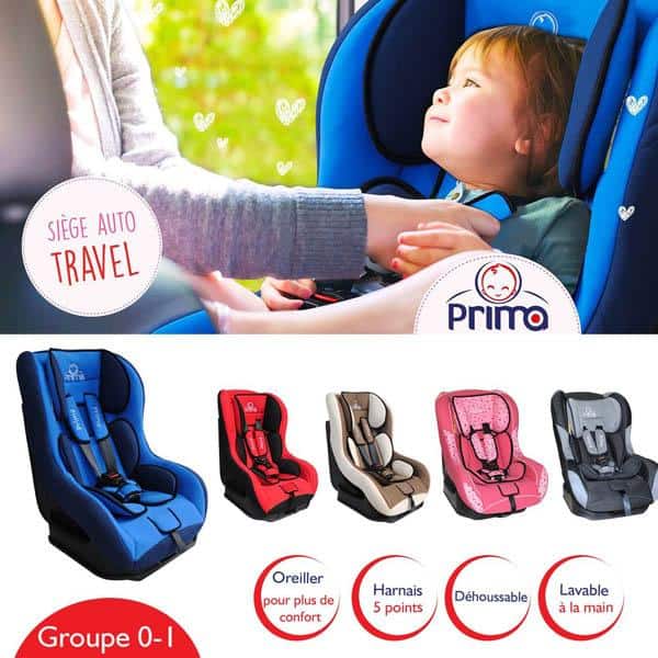 Prima Baby siège auto Travel rouge
