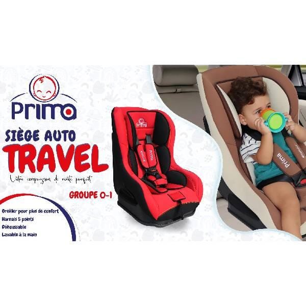 Prima Baby siège auto Travel rouge — vue 3