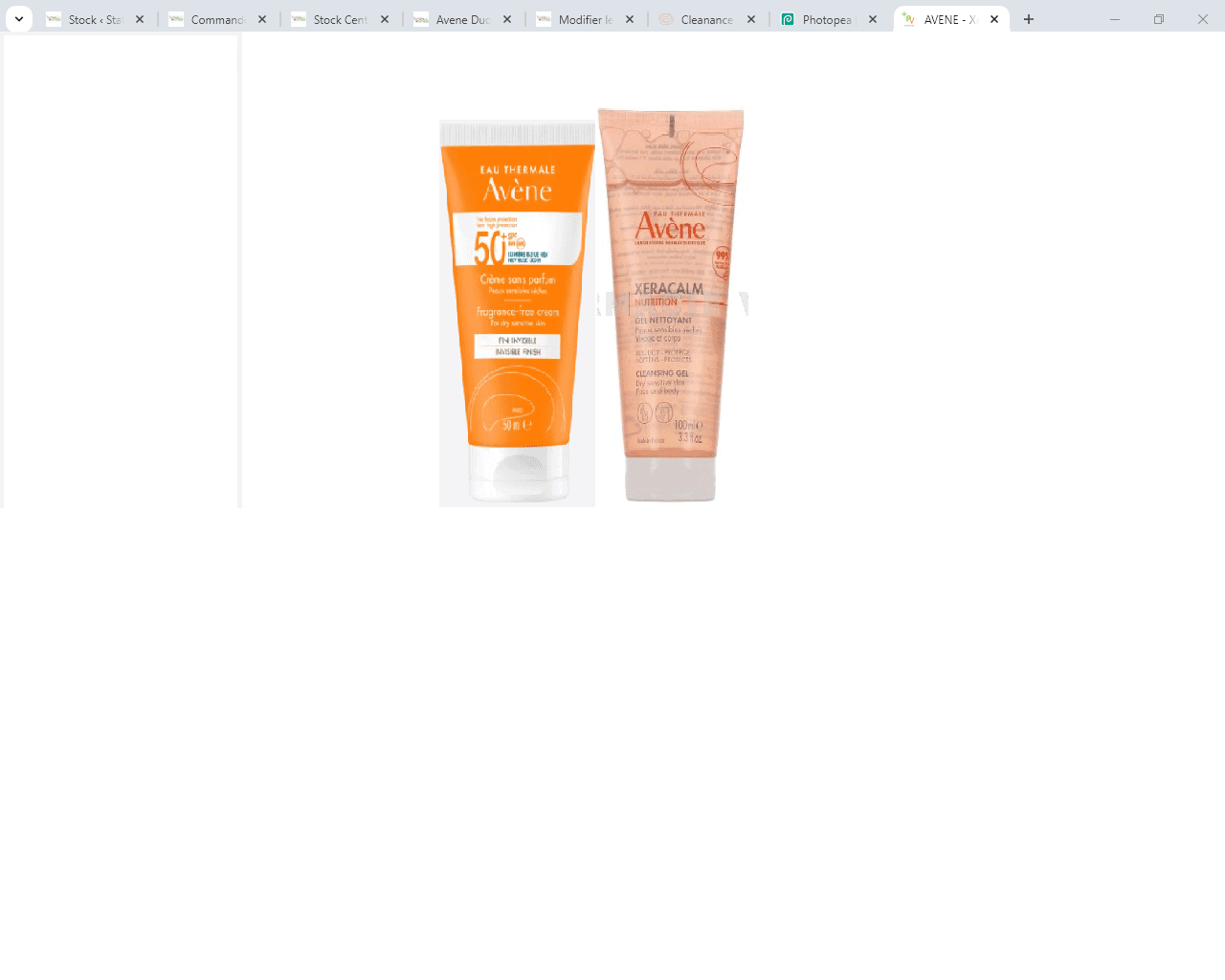 Avene Duo crème solaire spf50 + Xeracalm gel nettoyant 100ml — vue 2