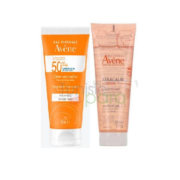 Avene Duo crème solaire spf50 + Xeracalm gel nettoyant 100ml — vue 3