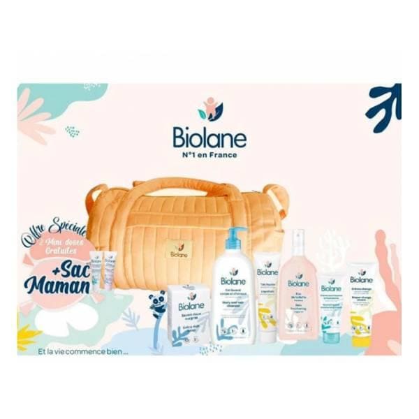 BIOLANE SAC maman matelassé jaune