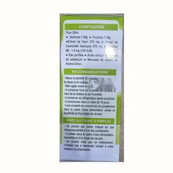 VOMINAT BABY vomissements sirop 120ml — vue 3
