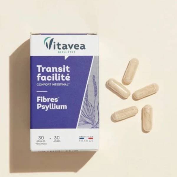 VITAVEA transit facilite fibres psylium 30 Gélules