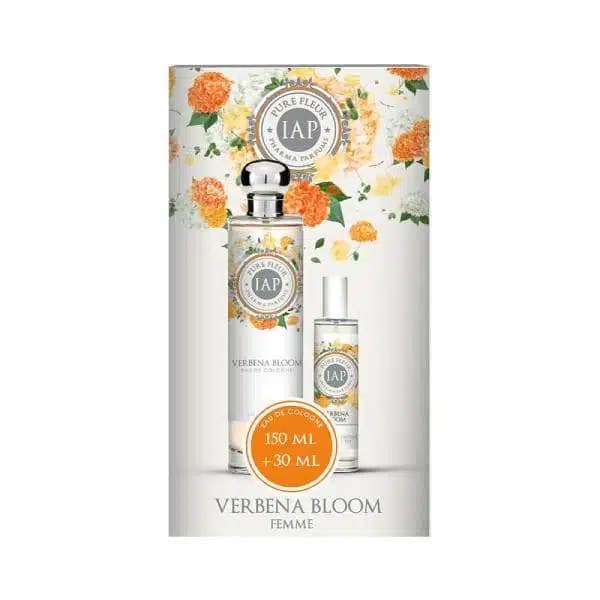 iAP PHARMA parfum pour femme COFFRET pure fleur verbena bloom 150ml + 30ml