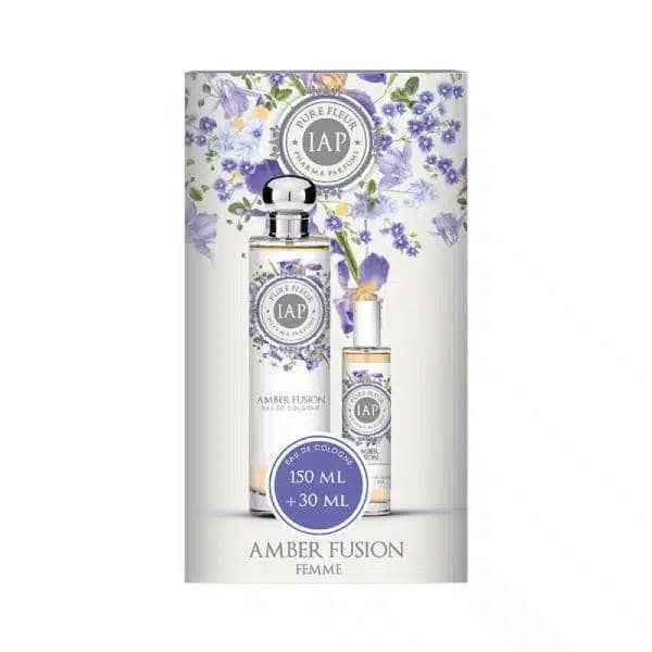 iAP PHARMA parfum pour femme coffret pure fleur amber 150ml + 30ml