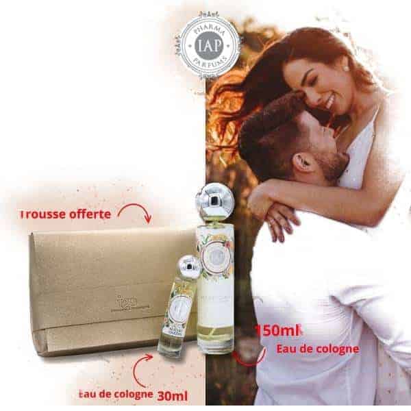 iAP PHARMA parfum pour feme trousse dore pure fleur muguet garden 150ml + 30ml