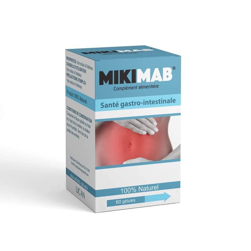 mikimab sante gastro intestinale 60 gelules