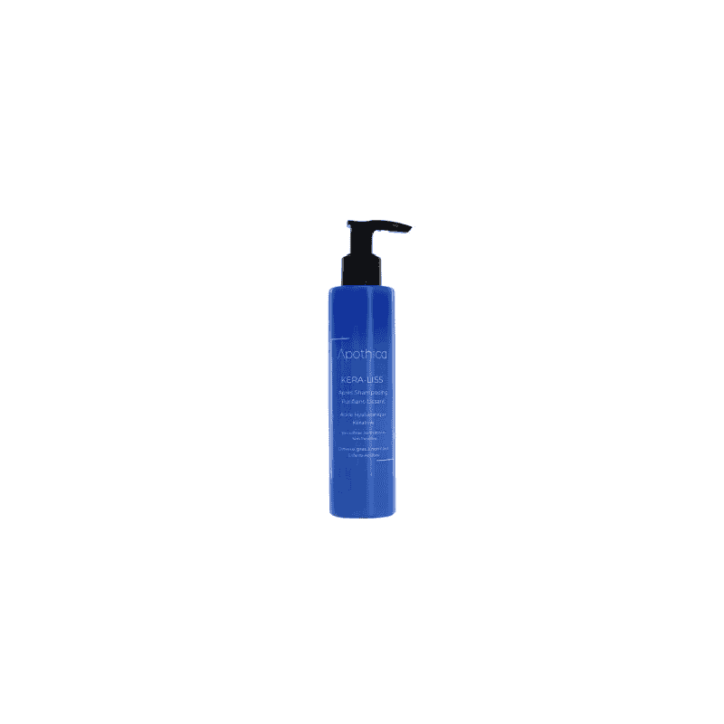 apothica kera liss après shampoing purifiant lissant cheveux gras 200ml