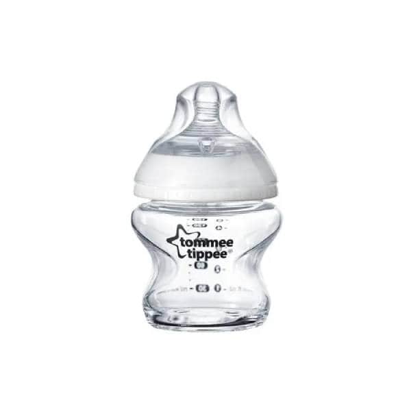 tommee tippee closer to nature biberon en verre blanc 0M+ 150ml