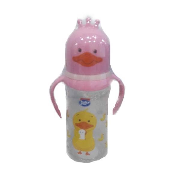 baby pur biberon ludique large maxi rose 360ml ref 72023