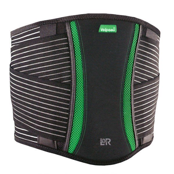 ceinture velpeau dorsamix 26 cm noir/vert