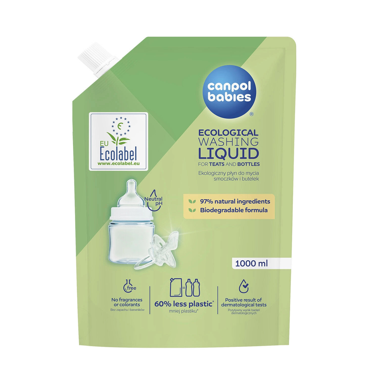 Canpol Liquide de Rincage pour Tetines et Biberons 1L 1/501