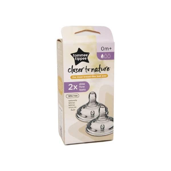 Tommee tippee closer to nature tetine debit lent *2