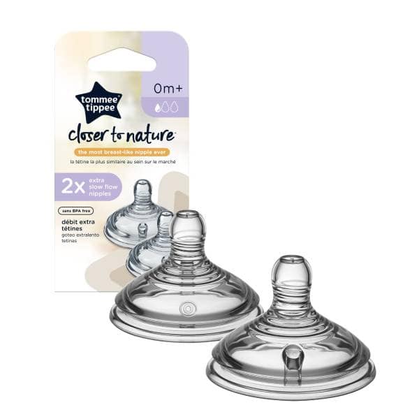 Tommee tippee closer to nature tetine debit lent *2 — vue 2