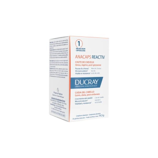 Ducray pack anacaps reactiv chute de cheveux 30*2 gelules