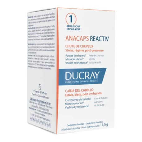 Ducray pack anacaps reactiv chute de cheveux 30*2 gelules — vue 2