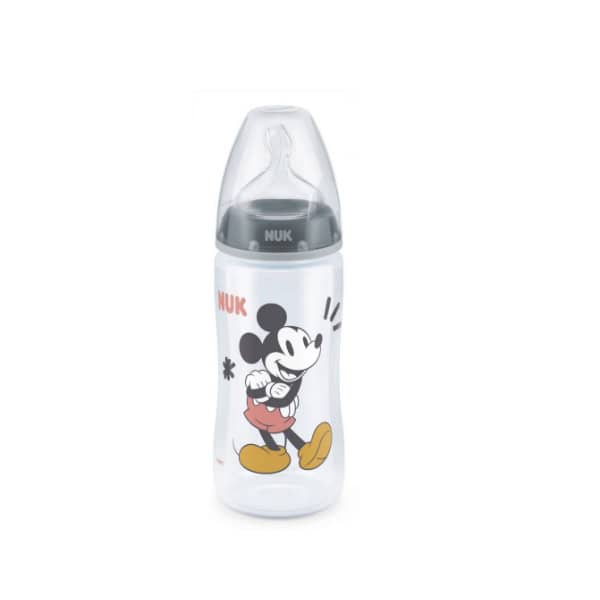 NUK biberon mickey boy-gris 300ml