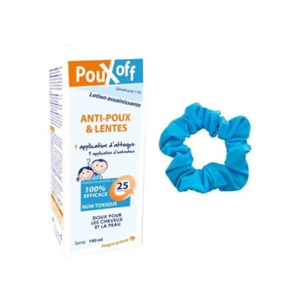 POUX OFF répulsif 100 ml + chouchou répulsif cadeau — vue 2