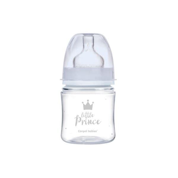 canpol set biberon royal baby boy 120ml + mini sucette 0-2