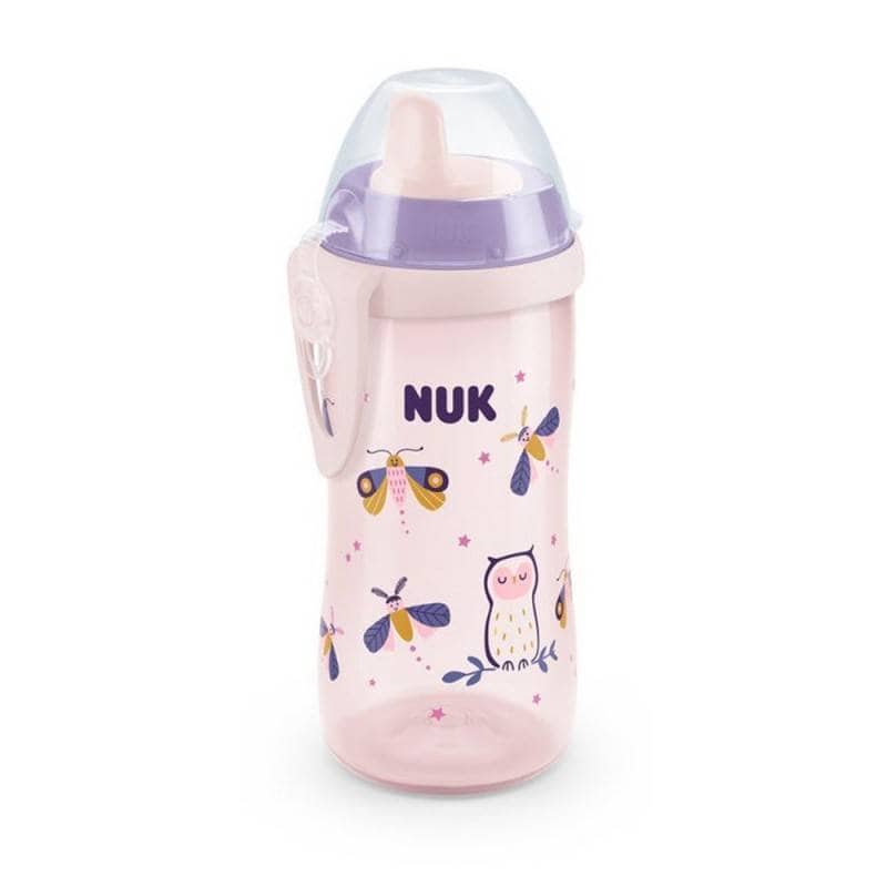 NUK First Choice Kiddy Cup nuit 300ml 12M+ rose