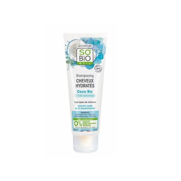 SO BIO shampoing hydratant coco bio + acide hyaluronique 250 ml
