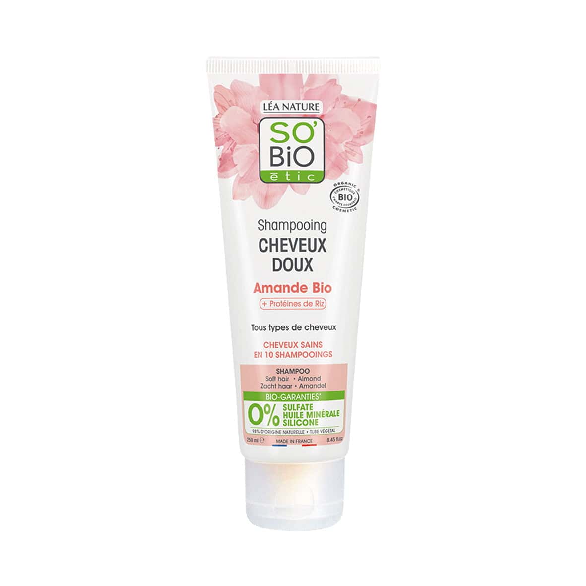 SO BIO shampoing cheveux doux amande bio 250 ml — vue 2