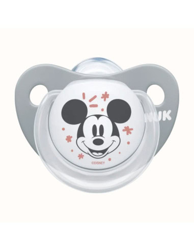 NUK suc mickey en boite boy-gris 0-6m