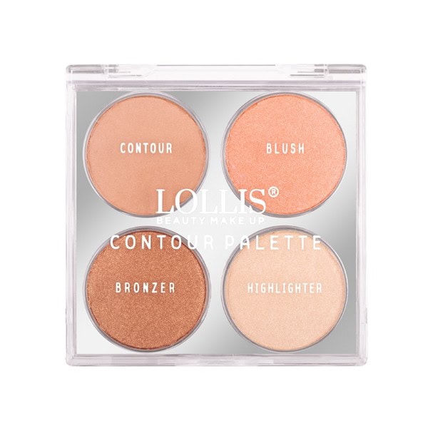 LOLLIS Palette Contour ,blush ;bronzer ,highlighter 01 — vue 2