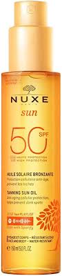 NUXE Sun Huile Bronzante visage et corps SPF50 150ml — vue 2