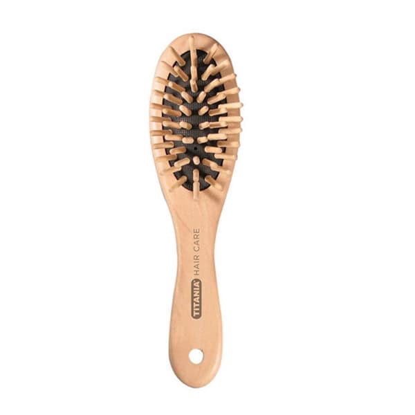 TITANIA brosse pneumatique en bois 6 rangees 18 cm 2820