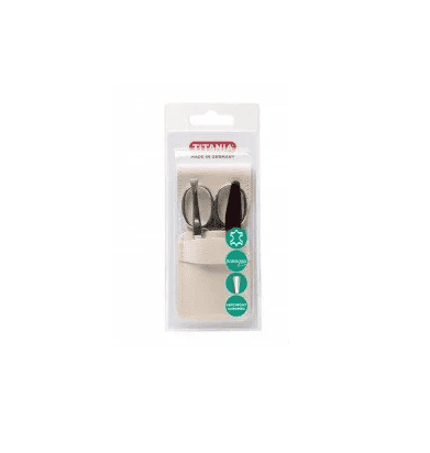 TITANIA set manucure 3 pieces etui cuir 162/A PH — vue 2