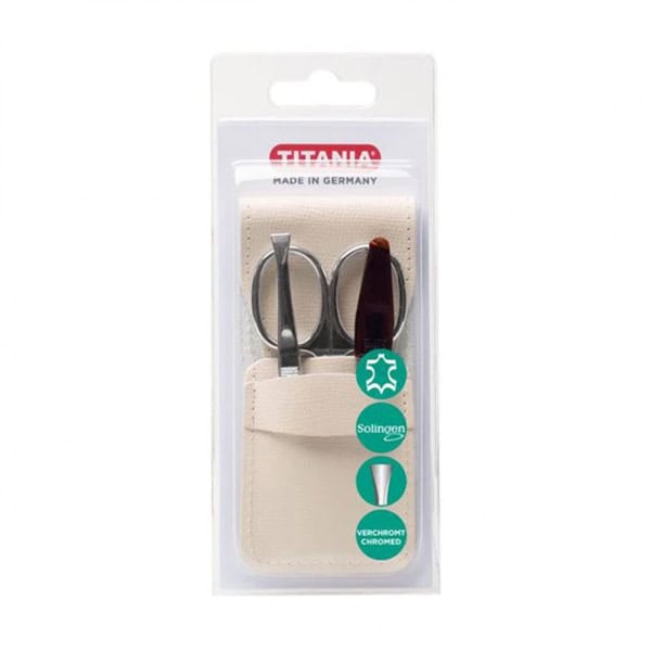 TITANIA set manucure 3 pieces etui cuir 162/A PH