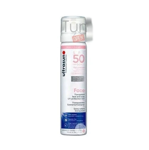 ULTRASUN face spray solaire transparent 75ml