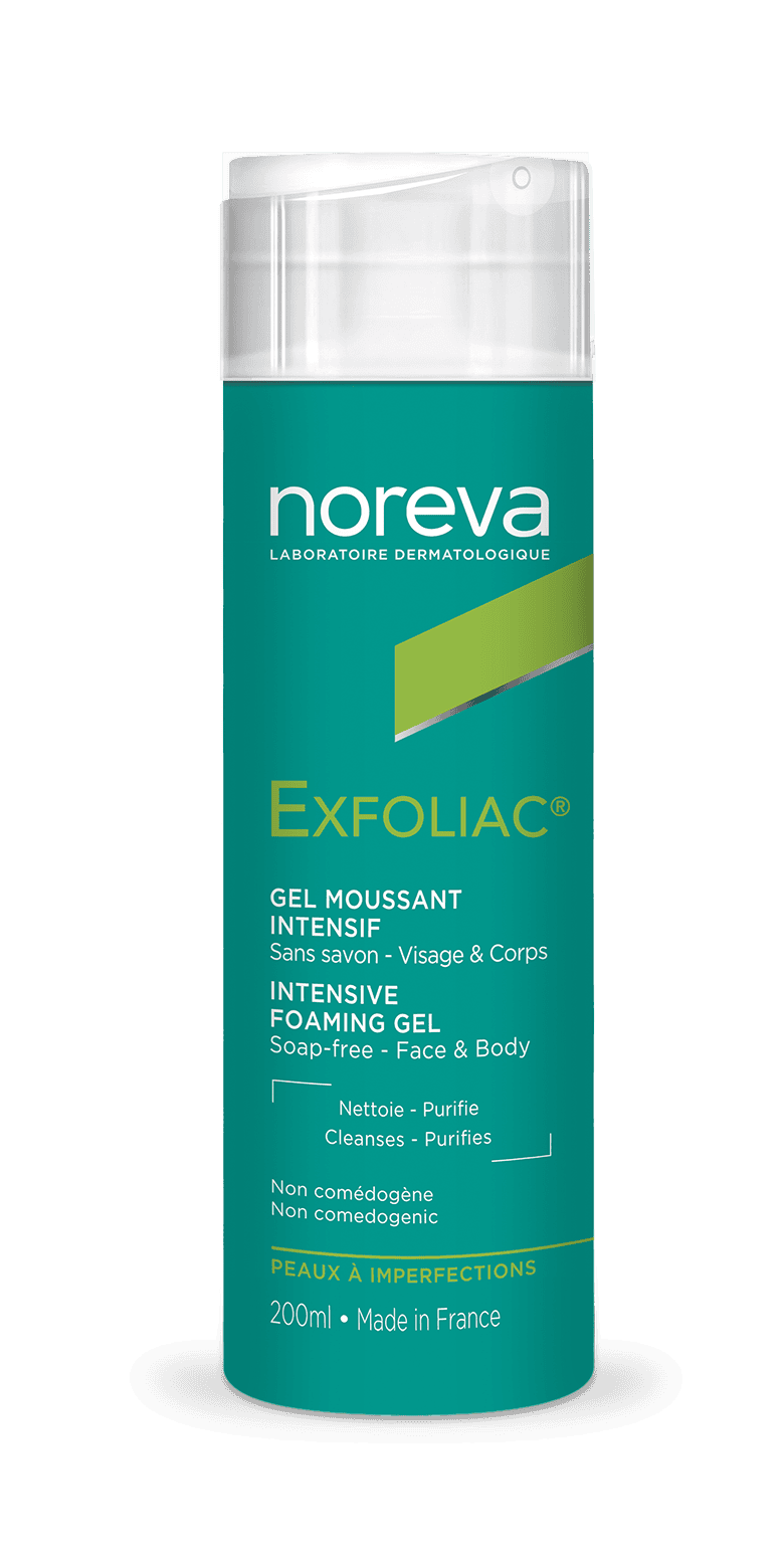 NOREVA EXFOLIAC gel moussant intensif 200ml — vue 2