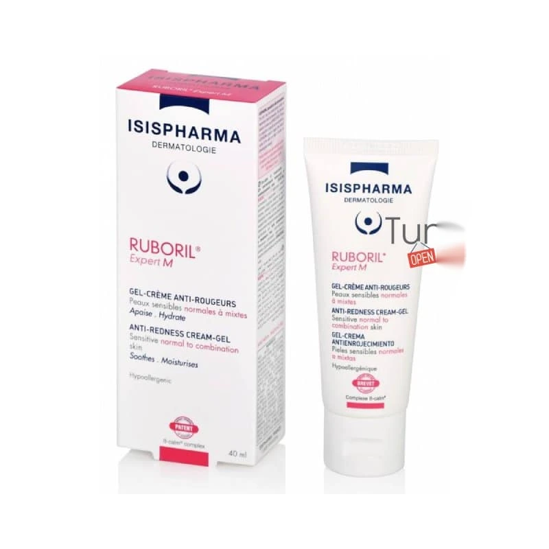 isispharma ruboril expert m gel-creme anti rougeurs 40ml