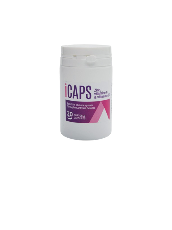 ICAPS ZINC/VITS C/D3 CAPS B/20