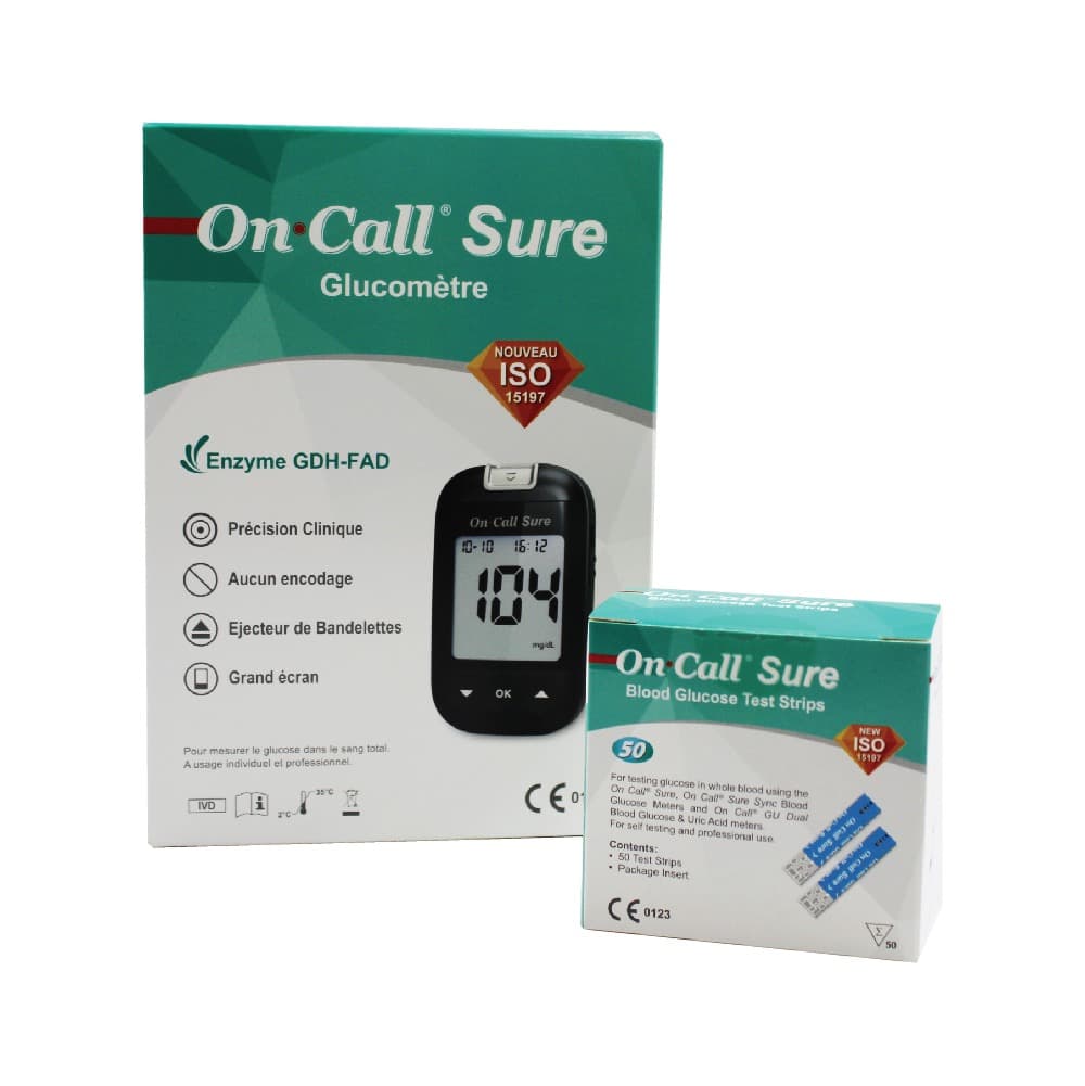 ON CALL SURE bandelettes b/50 + Appareil Gratuit