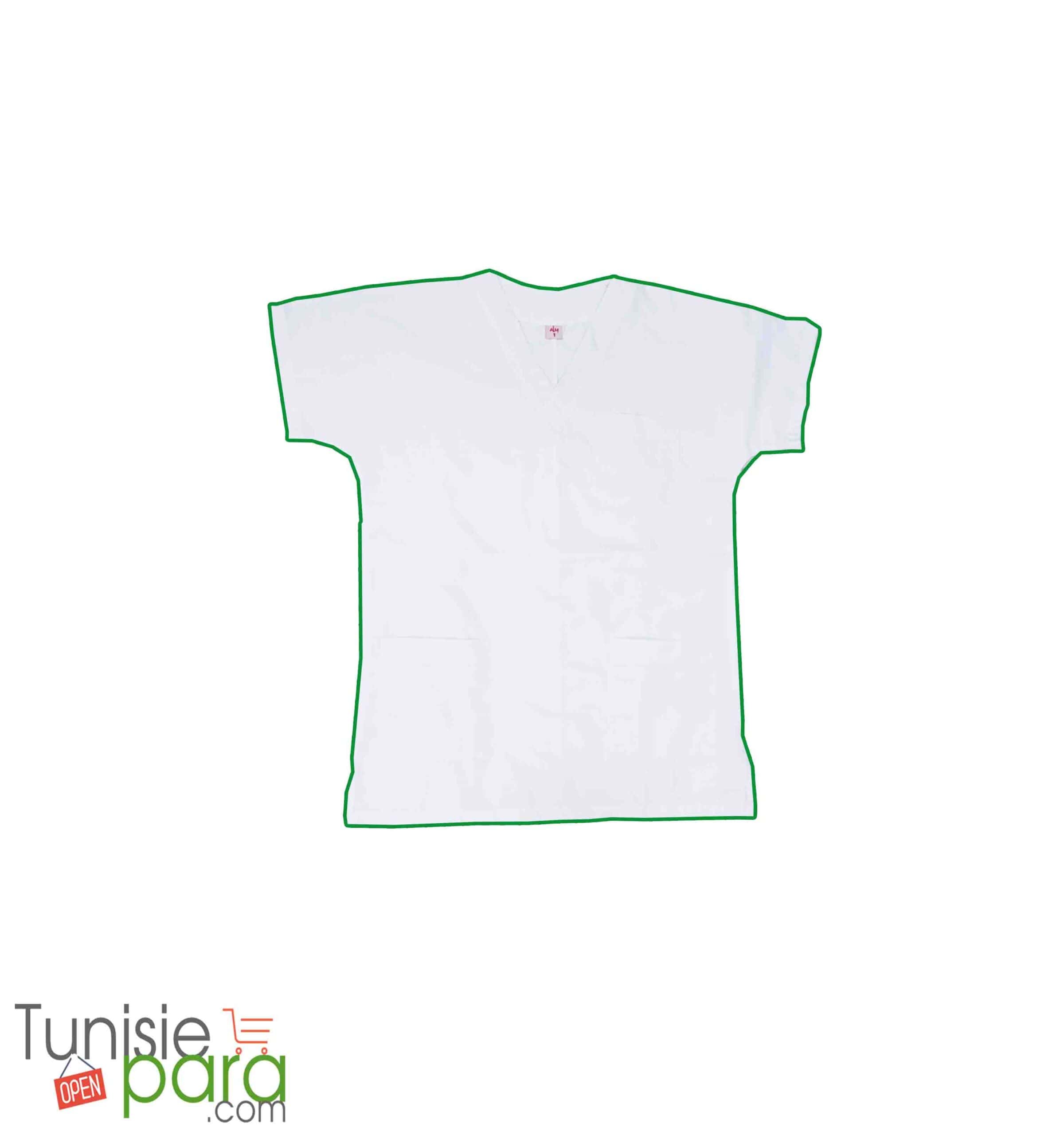 Tenue medicale Tunique (s/m/l/xl) (verte/bleue/blanche) — vue 3