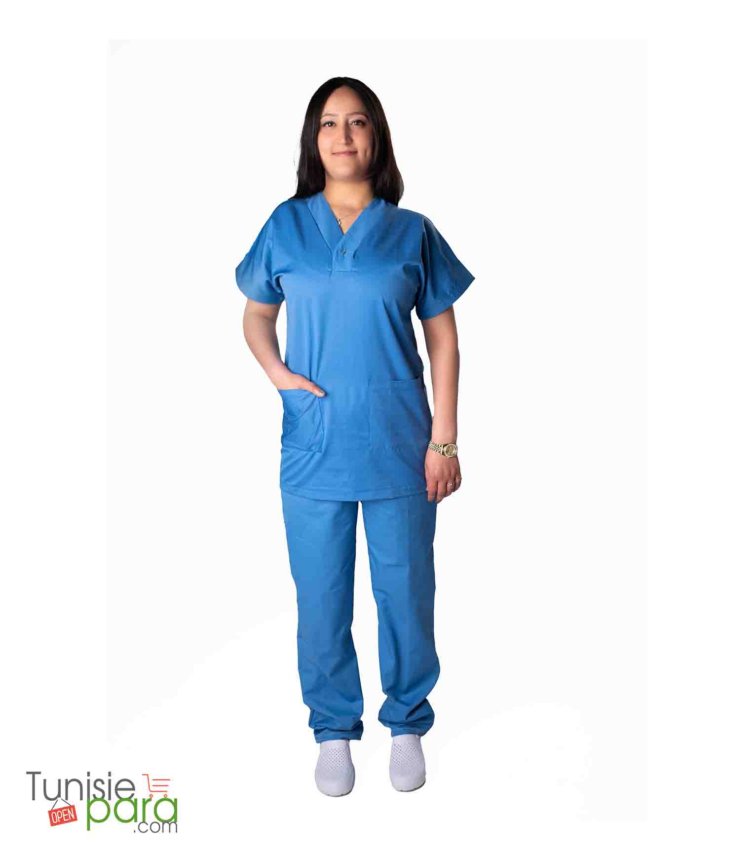 Tenue medicale Tunique (s/m/l/xl) (verte/bleue/blanche) — vue 2