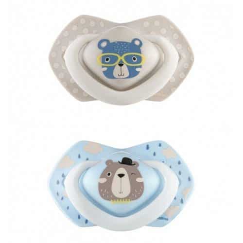 canpol babies 2 sucette universelle 6-18 bonjour paris bleu — vue 2