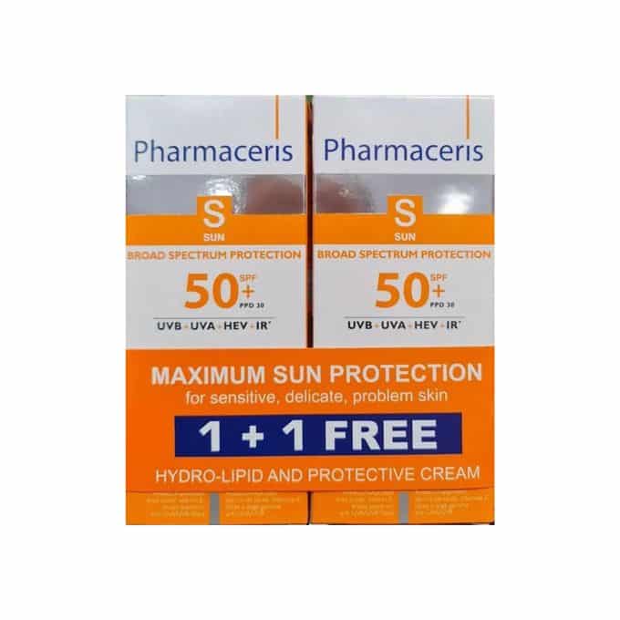Pharmaceris pack S spectrum-protect creme haute protection SPF50+ 50ml*2 — vue 2