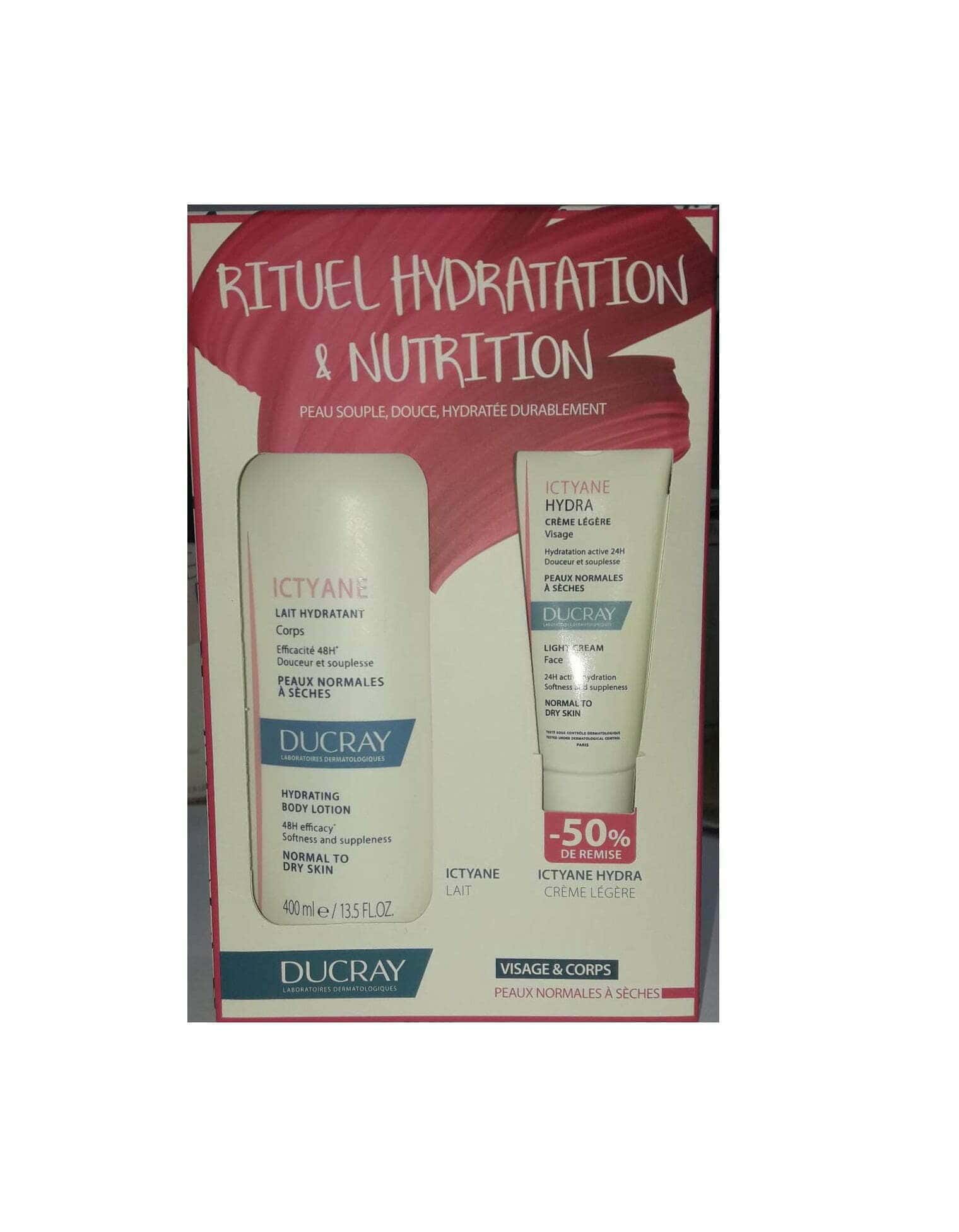 Ducray pack rituel hydratation et nutrition visage et corps — vue 2