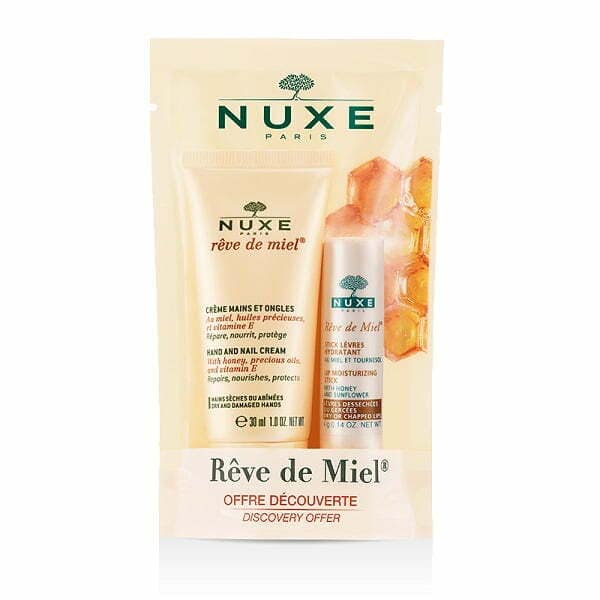 nuxe pack reve de miel creme mains et ongles / stick lèvres hydratant — vue 2