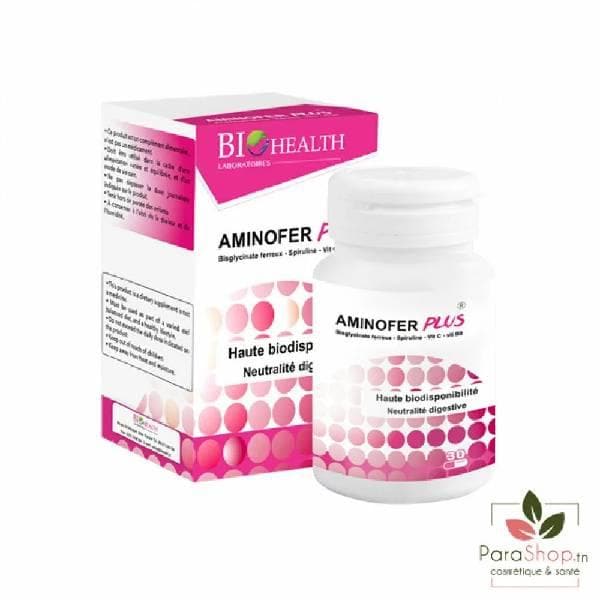 Bio Health Aminofer plus 30 gelules — vue 3