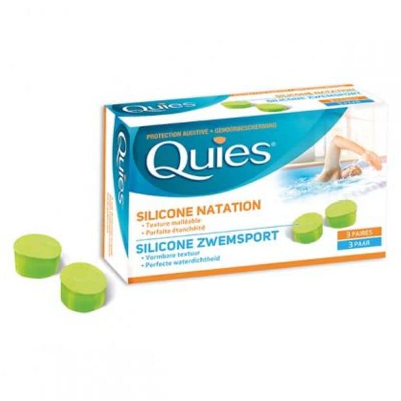 QUIES silicone natation 3 paires