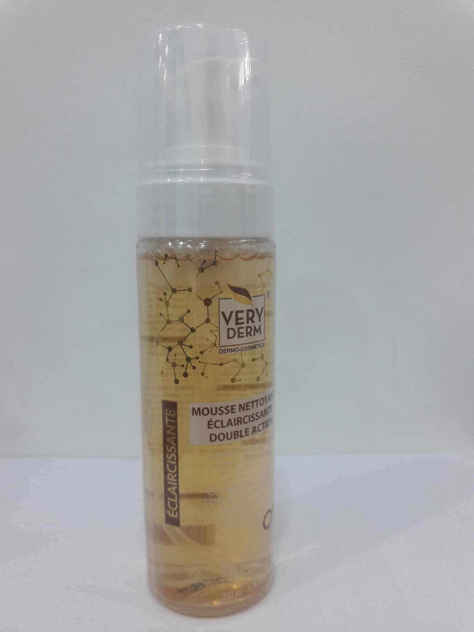very derm mousse nettoyante éclaircissante 200 ml — vue 2