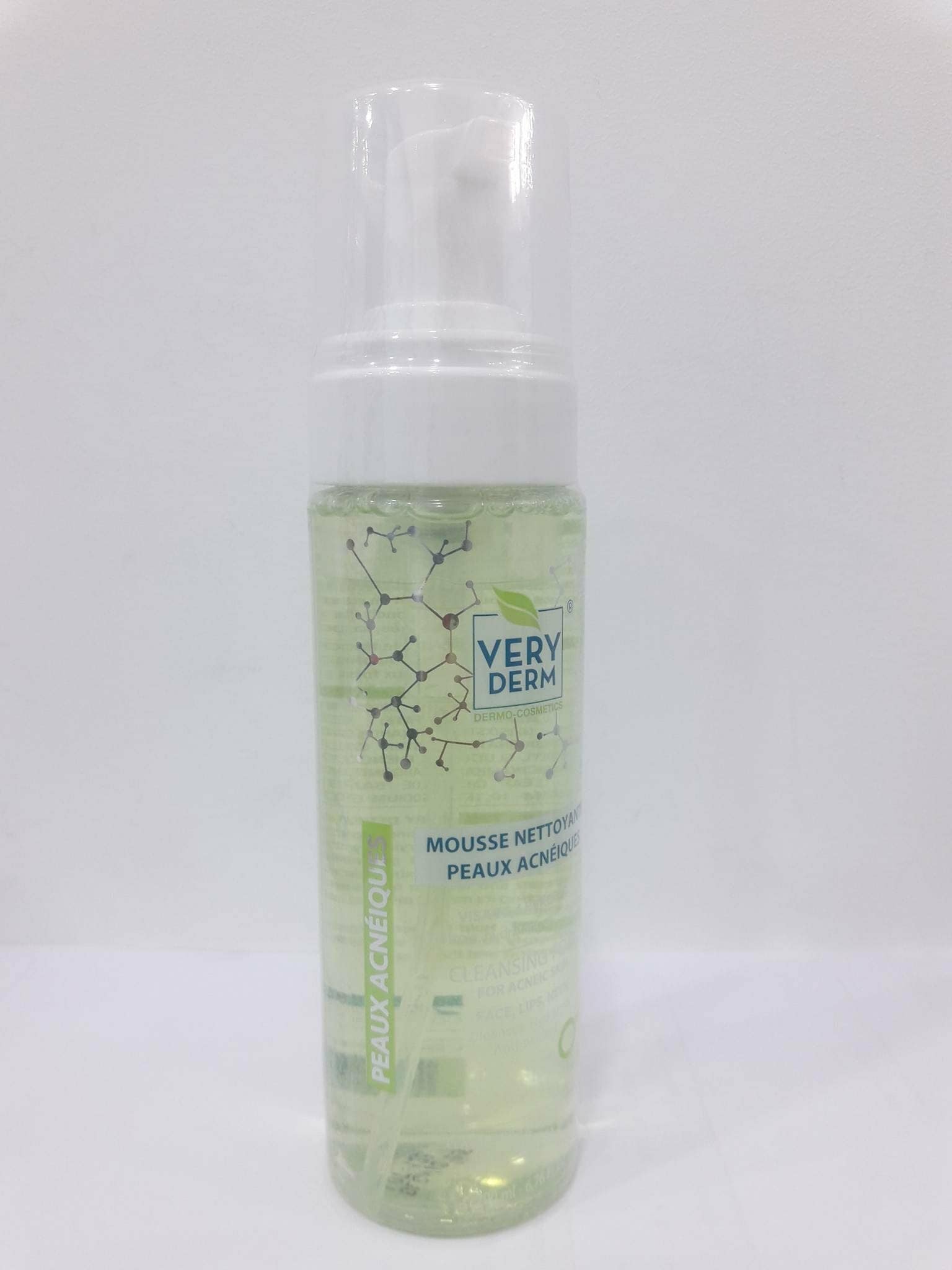very derm mousse nettoyante peaux acneiques 200 ml — vue 2
